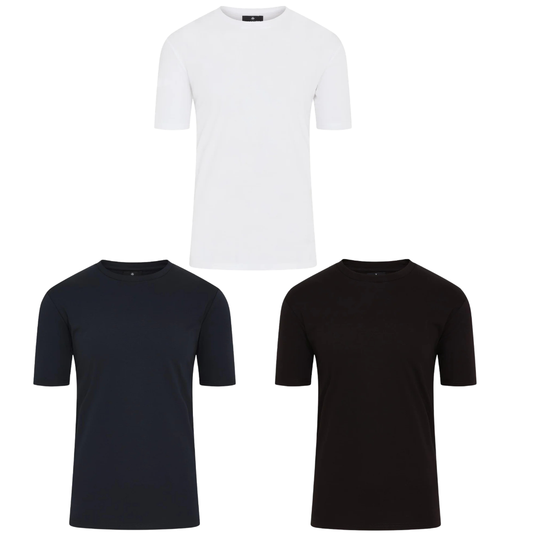 Mosquito 3X Essential T Bundle - Black, White & Navy